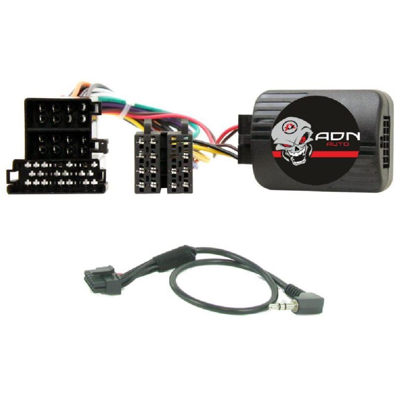 Interface Commande au volant VW1J compatible avec VW ap96 Mini-ISO JVC