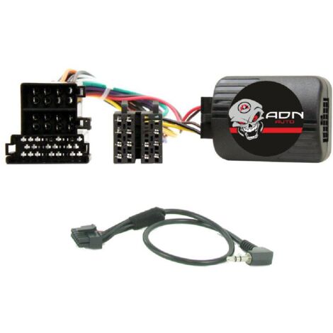 Interface Commande au volant VW1K compatible avec VW ap96 Mini-ISO Kenwood
