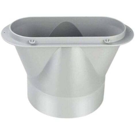 Interface de Bouche Plate 150Mm AdaptéE de Kit de Tuyau D'éChappement de Climatiseur Portable