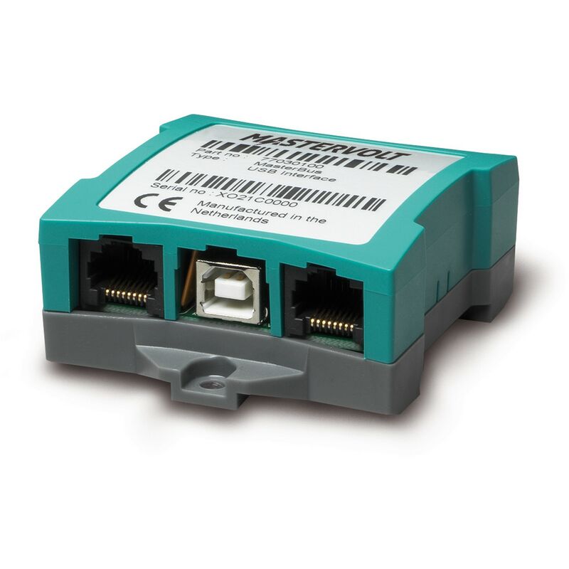 Mastervolt MasterBus Interface ModBus , système de contrôle des véhicules/navires, Connexion du câble USB