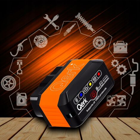 INTERFACE DE DIAGNOSTIC Qerk KW905 OBD2 ELM327 BLUETOOTH 5.0 TESTEUR POLONAIS