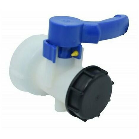 Interface diamètre intérieur 62mm vanne papillon DN40 vanne papillon en plastique monobloc pour réservoir IBC HANBING