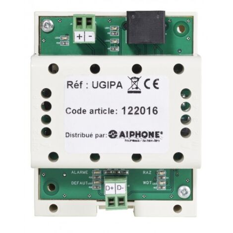 Interface ip modulaire pour unité de traitement local ugvbt. UGIPA AIPHONE 122016