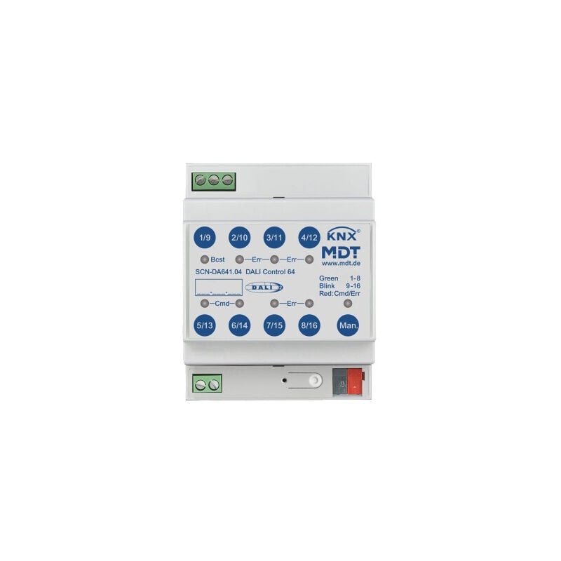 Interface knx pour système de bus - passerelle dali control 64 mdt SCN-DA641.04