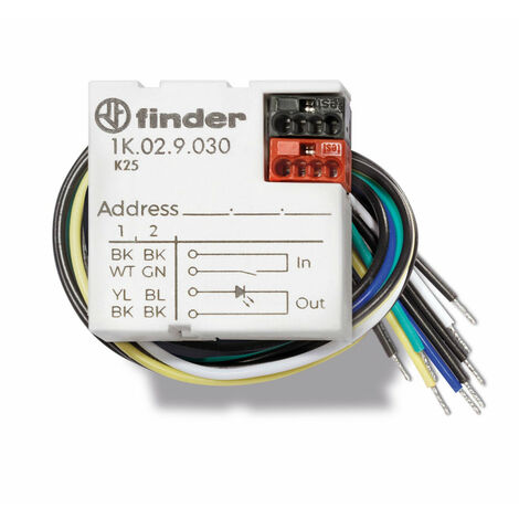 Interface KNX universel IP40 2 entrées + 2 sorties à encastrer 422664 FINDER 1K029030