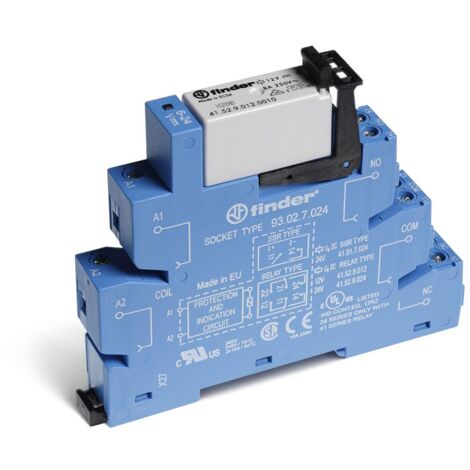 Interface modulaire à relais 2RT 8A 230V AC AgNi bornes à cage FINDER 385282300060