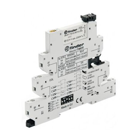 INTERFACE MODULAIRE MASTERTIMER À RELAIS COUPURE 250 V/AC 6 A FINDER 39.81.0.012.0060