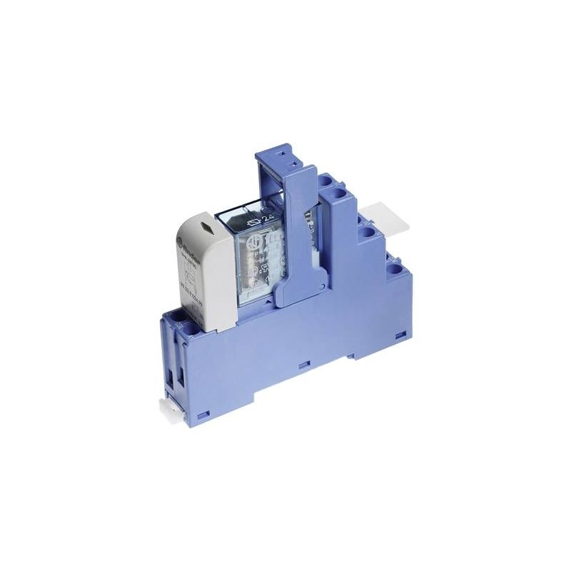 Interface relais Finder 485290240050 tension nominale: 24 v/dc courant de commutation (max.): 8 a 2 inverseurs (rt) 1 pc(s)
