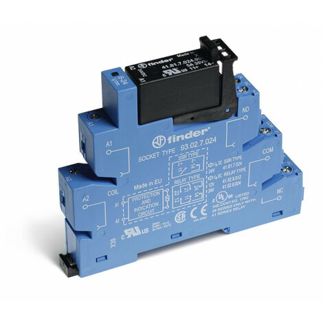 Interface statique IN : 12V DC sensible OUT : 24V DC bornes à cage FINDER 383170129024