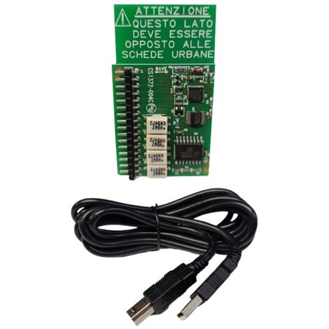 Interface USB et RS232 Urmet Agorà2 configuration PABX pour PC 1372/50
