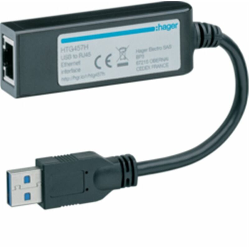 

Interface USB/Ethernet RJ45 Hager Agardio HTG457H
