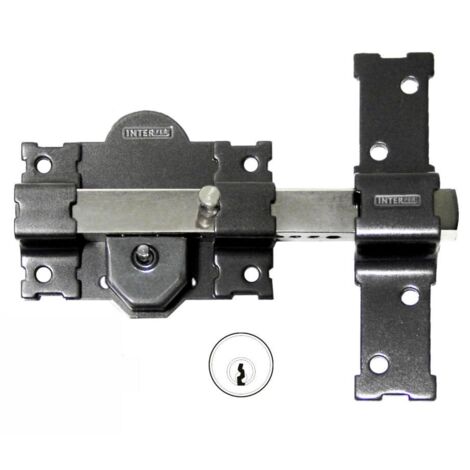 INTERFER CERROJO 11 BOMBILLO 70 LLAVE/BOTON PINTADO