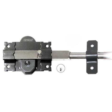 INTERFER CERROJO 11G GARAJE 465 LLAVE/BOTON PINTADO