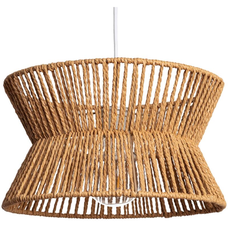 Image of Interior hanging lamp in imitation rattan&hellip;
