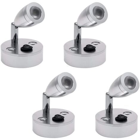 Interior Lighting Spot Lamp Car LED Light 2 Pack RV Reading Light 3000K 180° Rotation for Motorhome Van Boat Caravan Vehicle RV