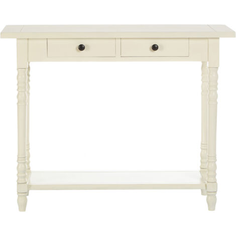 Interiors by Premier Console Table for Hallway, Pine Wood Hallway Table for Home Décor, Wood Table with 2 Drawers for Office