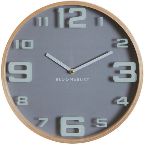Interiors by Premier Contemporary Large Digits Wall Clock, Easy To Maintain Kitchen Clock, Lightweight Wall Clock For Indoor
