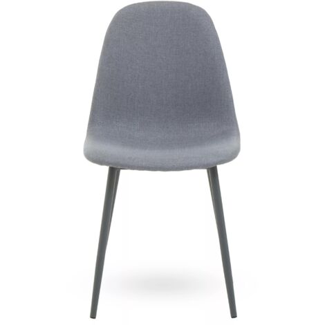 Interiors by Premier Dining Chair with Grey Powder Legs, Easy to Clean Velvet Accent Chair, High-Back Comfy Armchair