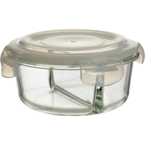 Interiors by Premier Durable 620 Ml Glass Container, Borosilicate Glass Food Organizer, Airtight Storage Container For Kitchen