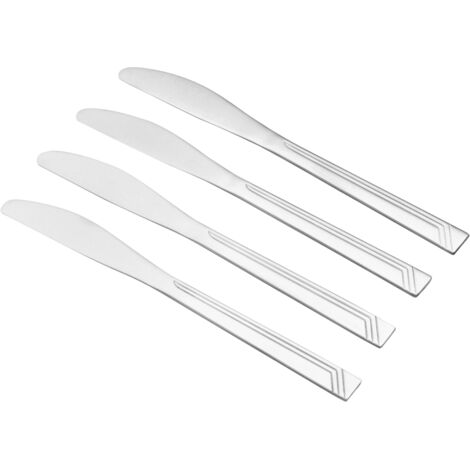 Interiors by Premier Durable Cutlery Individuals Knife Set Of 4, Stainless Steel Quality Cutlery Set, Stylish Portable Cutlery