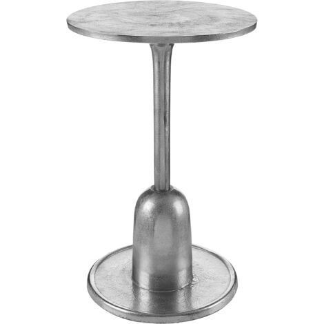 Interiors By Premier Durable Side Table With Silver Finish, Handcrafted Small Table For Lounge, Versatile Side Table For Bedroom