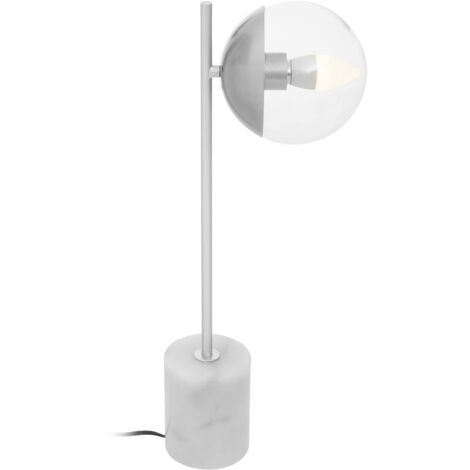Interiors by Premier Elegant Chrome Finish Table Lamp, Contemporary Bedside Table Light, Easily Maintained Tall Bedside Lamp