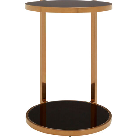 Interiors by Premier Elegant Design 2 Tier Side Table, Versatile And Durable Sidetable By Couch, Easily Maintained Lounge Table
