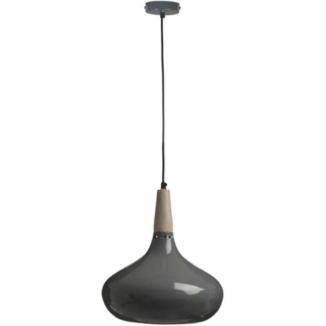 Interiors by Premier Grey Pendant Light, Reliable Grey Pendant Light Shade, Easy Installation Ceiling Pendant for Home, Office