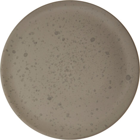Interiors By Premier Grey Salad Plate,Stoneware Plate With Speckled Design,Dinnerware Plate With Smooth Texture & Raised Edges