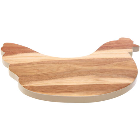 Interiors by Premier Hen Wood Chopping Board, Sturdy Chopping Board in Hen Design, Chopping Boards for Kitchen, Domestic Use