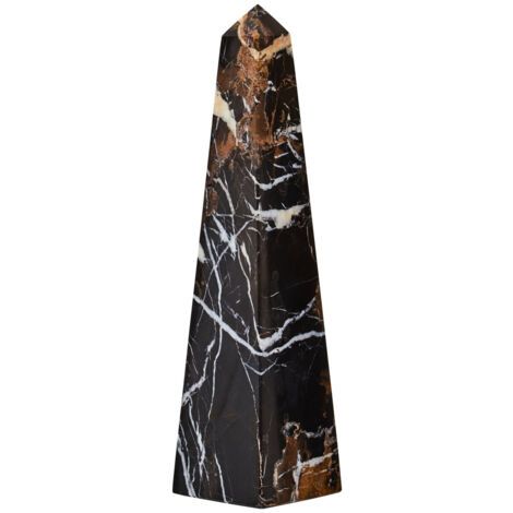 Interiors by Premier Large Red Marble Obelisk,Sturdy Base Large Marble Obelisk, Easy to Clean Marble Obelisk
