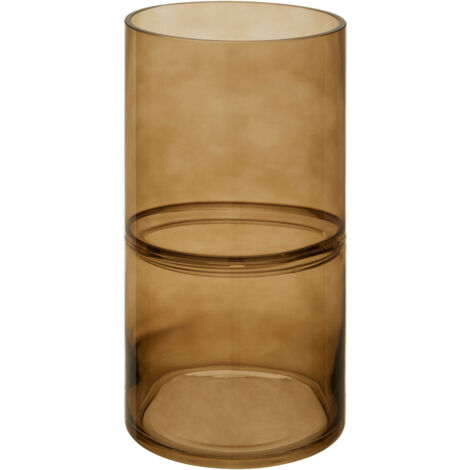 Interiors by Premier Large vase, Textured Vase For Artificial Flowers, Versatile Glass Vase, Durable Vase To Display Flowers