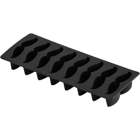 Interiors by Premier Moustaches Design Ice Cube Tray, Unique Ice Cube Tray, Thermoplastic Rubber Ice Freezing Tray