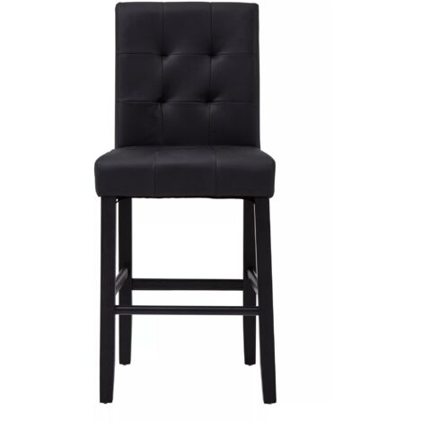 Interiors by Premier Park Bar Chair, High Backrest Breakfast Bar Chair, Footrest Living Bar Chair for Kitchen & Home Bar