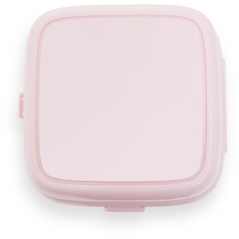 Interiors by Premier Pink 4 Compartments Lunch Box, Grub Tub Tiffin Box with Lock, Lunch Container for Office, Home, Kitchen