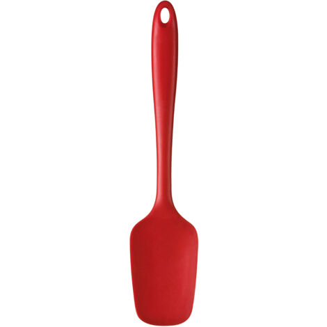 Interiors By Premier Premium Red Silicone Turner,Heat-Resistant Silicone Spatula With Wide Paddle,Turner With Hanging Hole