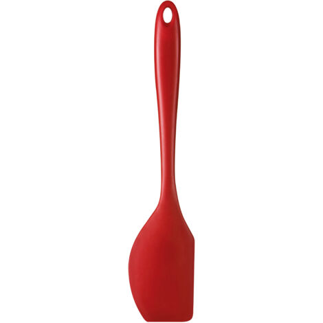 Interiors By Premier Red Silicone Spatula,Heat-Resistant Silicone Turner,Rubber Scraper,Rubber Kitchen Utensil With Hanging Hole