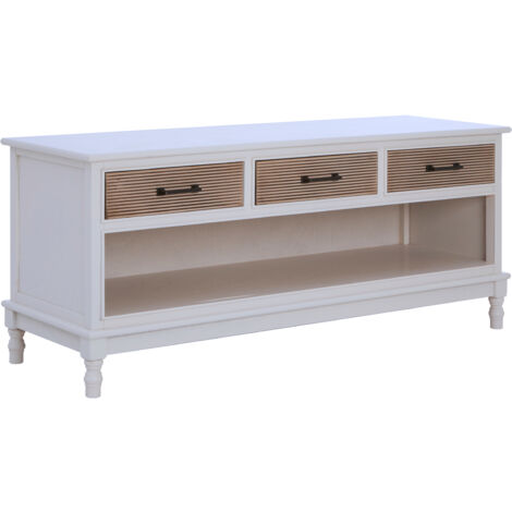Interiors By Premier Shaker Design 3 Drawer Cabinet, Elegant Slim Drawer Cabinet, Ample Storage Cupboard Drawer For Bedroom