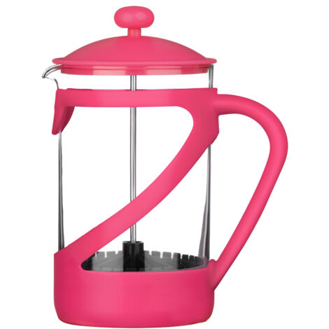 Interiors By Premier Stylish Hot Pink 850Ml Cafetiere, Advanced Filtration Small Cafetiere, Comfortable Grip Coffee Cafetiere