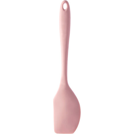 Interiors By Premier Stylish Light Pink Silicone Spatula,Kitchen Turner With Flat Edge,Non-Stick & Stain Resistant Rubber Spatula