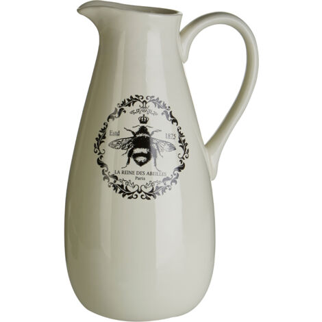Interiors By Premier Stylish Pitcher Queen Bee, Functional Design Pitcher Jug For Dining Table, Comfortable Ptcher For Evening Tea