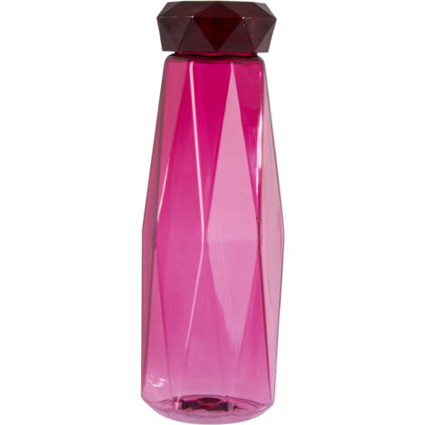Interiors by Premier Textured Deep Pink Drinking Bottle, Secured Plastic Water Bottle, Versatile Water Botle, Durable Bottle