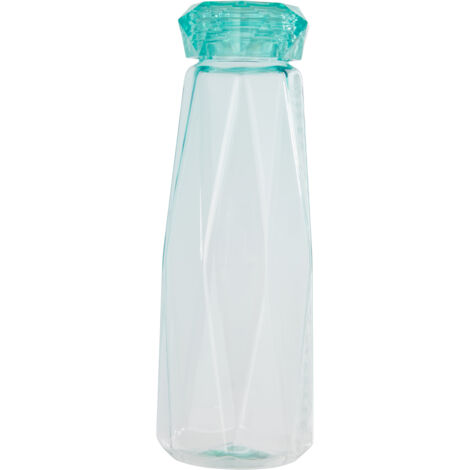 Interiors by Premier Textured Teal Drinking Bottle, Secured Plastic Water Bottle, Versatile Water Botle, Durable Plastic Bottle