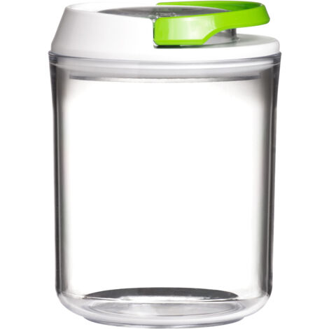 Interiors by Premier Transparent 700ml Food Storage Container, Storage Jar with Airtight Seal Lid, Coffee, Tea & Sugar Canister