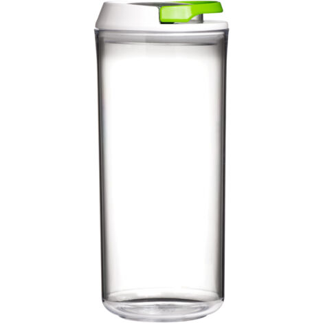 Interiors by Premier Transparent Food Storage Container, Storage Jar with Airtight Seal Lid, Coffee, Tea & Sugar Canister for Home