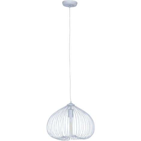 Interiors by Premier Versatile 1 Bulb Silver Finish Pendant Light, Effortlessly Maintained Down Light Wall, Sturdy Ceiling Light