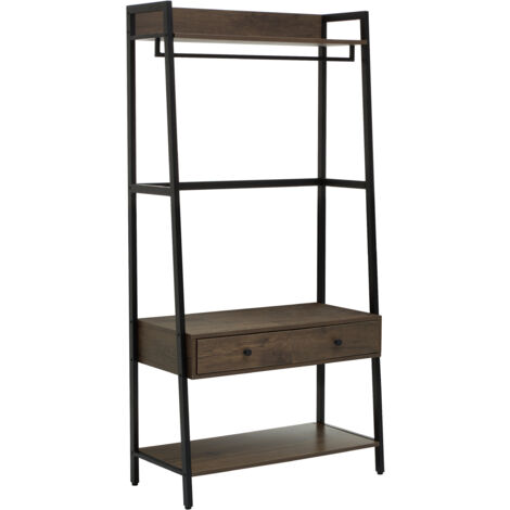 Interiors by Premier Versatile Dark Oak Storage Unit, Sturdy And Durable Spacious Storage Unit, Easily Maintained Tall Cupboard
