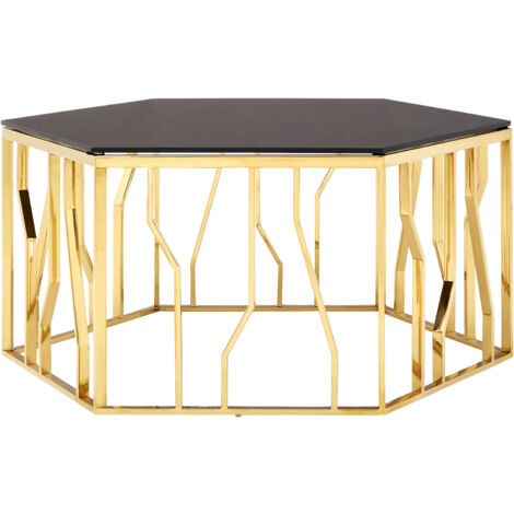 Interiors by Premier Versatile Hexagonal Coffee Table, Contemporary And Robust Display Table, Sturdy Decorative Coffee Table