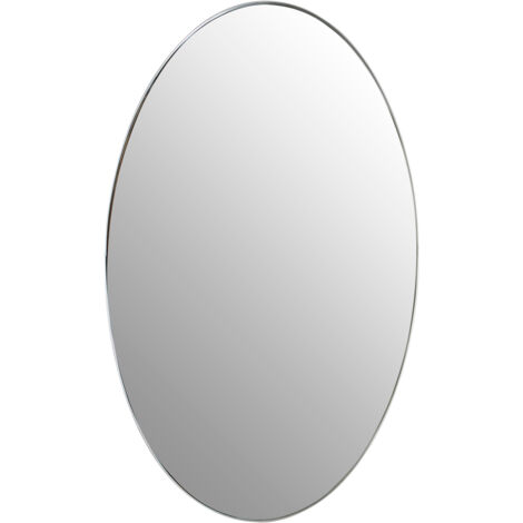 Interiors by Premier Versatile Wall Mirror With Silver Finish Frame, Reflective Hallway Mirror, Lounge Mirror for Home Office