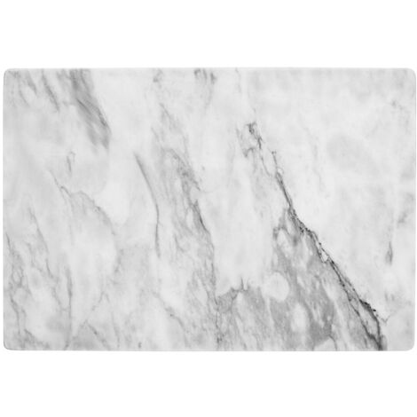 Interiors by Premier White Marble Chopping Board, High-quality Cutting Board for Kitchen, Stain-Resistant kitchen Cutting Board